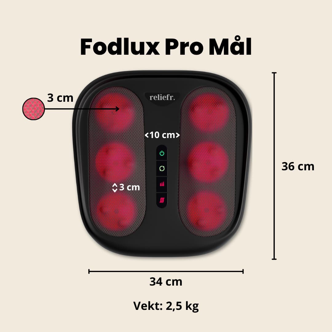 Fodlux Pro – masażer stóp na ból pięt i stóp