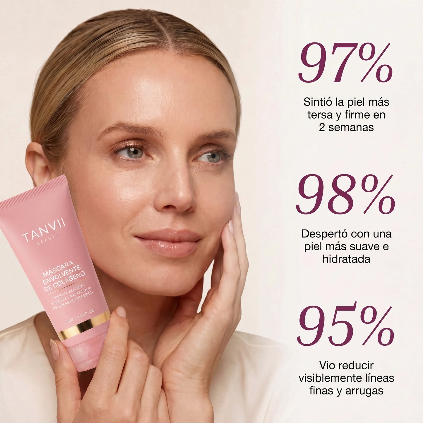 Tanvii - Mascarilla de Bio-Colágeno + Brocha