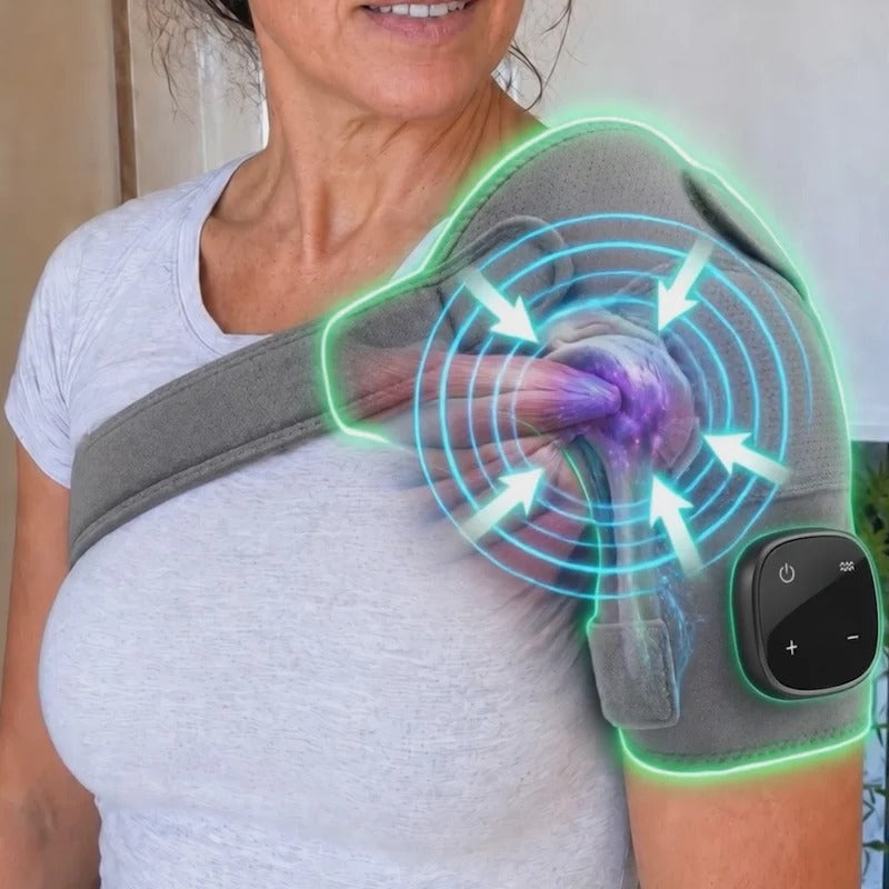 ThermaPulse® Rozgrzewająca opaska masująca na bark